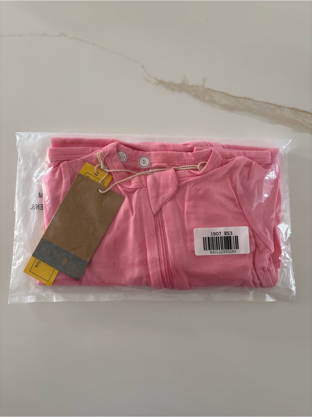 Kyte Baby Zippered Romper in Rose